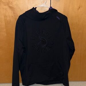 UNRL Black Vikings Football Hoodie